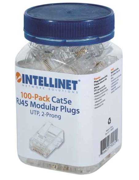 Intellinet Conector Rj45 Utp Categoria 5e 100 Uds 790055
