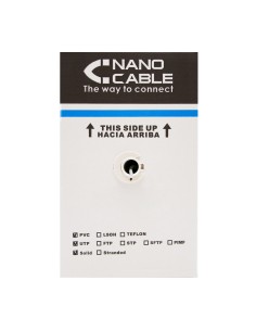 Nanocable Bobina De Cable De Red Rigido Rj45 Cat.5e Utp... 2