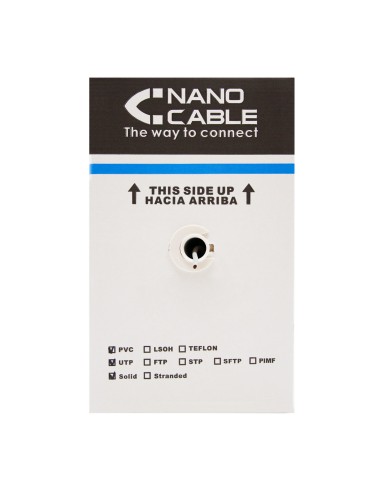 Nanocable Bobina De Cable De Red Rigido...