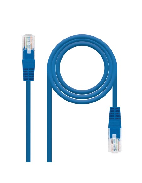 Nanocable Cable De Red Rj45 Cat.6 Utp Awg24 1m - Azul