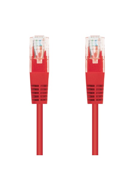 Nanocable Cable De Red Rj45 Cat.6 Utp Awg24 1m - Rojo