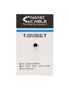 Nanocable Bobina De Cable De Red Rigido Rj45 Cat.5e Ftp... 2