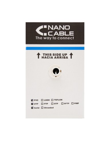 Nanocable Bobina De Cable De Red Rigido Rj45...