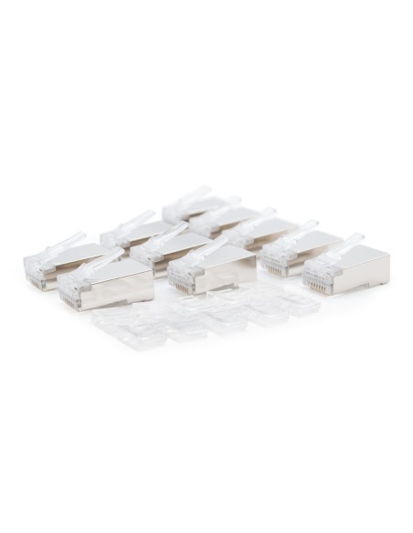 Nanocable Conector Para Cable De Red Rj45 Cat.6 Ftp 8 Hilos 10uds.
