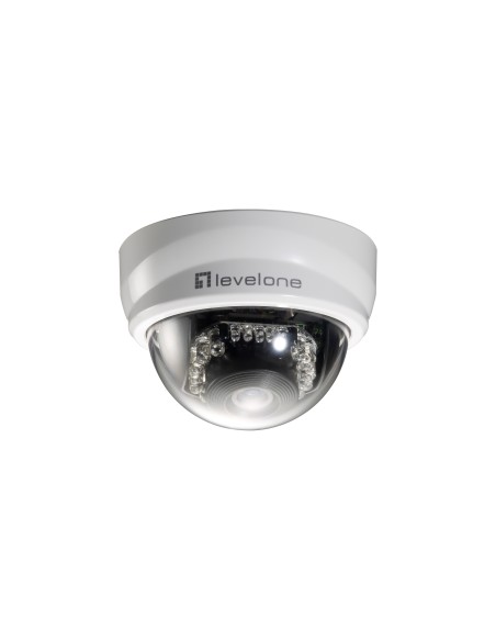 Level One Camara Ip Mini Domo No Wifi 2 Megapixel Dia&noche Poe Exterior Fcs-3101