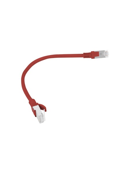 Lanberg Cable De Red Pcu5-10cc-0025-r,rj45,utp,cat 5e,0.25m,rojo