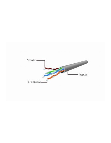 Gembird Cable De Red Utp Cat6 Awg26 10m Gris