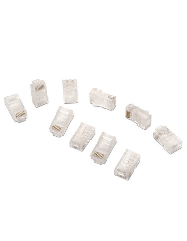 Aisens Pack De 10 Conectores Rj45 8 Hilos Cat.6...