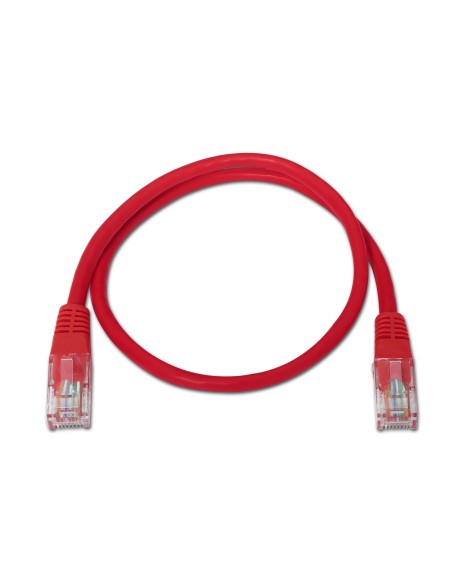Aisens Cable De Red Rj45 Cat.6 Utp Awg24 - 1m - Rojo