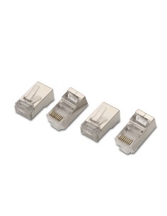 Aisens Pack De 10 Conectores Rj45 8 Hilos Ftp Cat.6 Awg24...