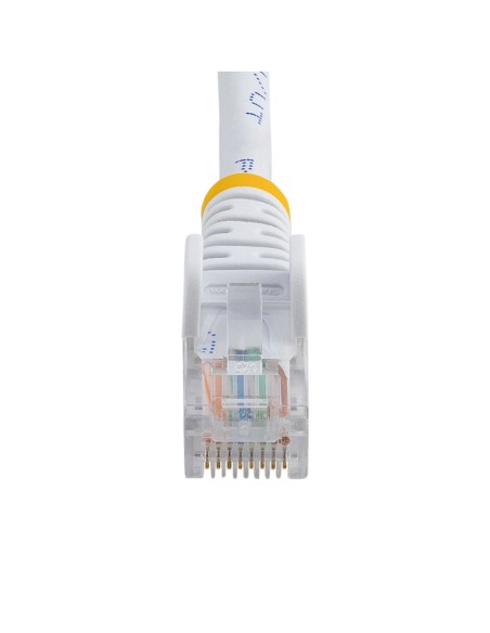Cable De Red 10m Blanco Cat5e  Cabl Ethernet Sin Enganche