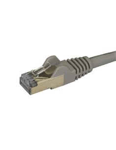 Cable 2m Red Ethernet Rj45 Stp Cabl Cat6a Snagless Gris 2