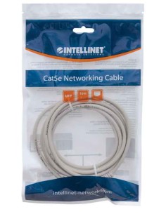Intellinet Patchkabel Rj45 U/utp Cat5e 3.0m Hebelschutz Grau 2