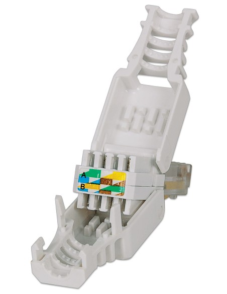 Conector Modular Intellinet Rj45 Cat6 Utp Sin Herramientas