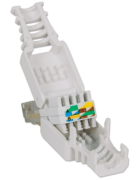 Conector Modular Intellinet Rj45 Cat6 Utp Sin Herramientas