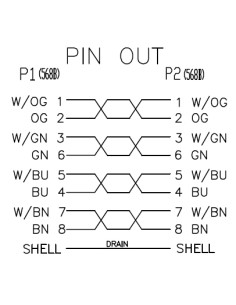 Cable De Red Utp Rj45 Cat 6e 50cm Azul 2