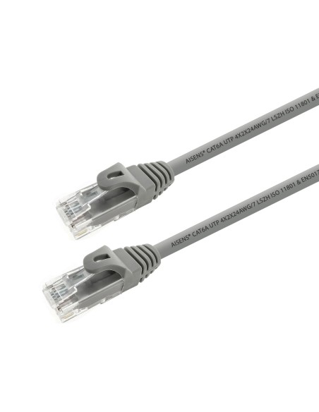 Aisens Cable De Red Rj45 Lszh Cat.6a 500 Mhz Utp Awg24 - 2m - Gris