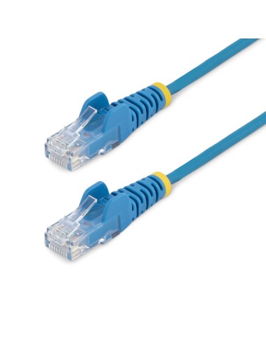 Startech.com Cable Cat6 De 1m - Delgado - Con Conectores Rj45 Sin Enganches - Azul, 1 M, Cat6, U/utp (utp), Rj-45, Rj-45, Azu...