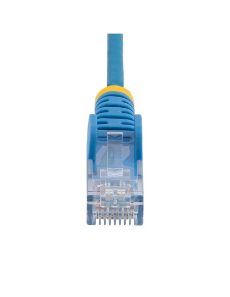 Startech.com Cable Cat6 De 1m - Delgado - Con Conectores Rj45 Sin Enganches - Azul, 1 M, Cat6, U/utp (utp), Rj-45, Rj-45, Azu...