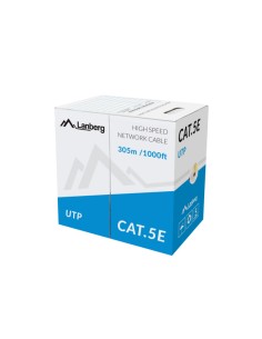 Lanberg Utp Cable Cat.5e 305m Cca Amarillo