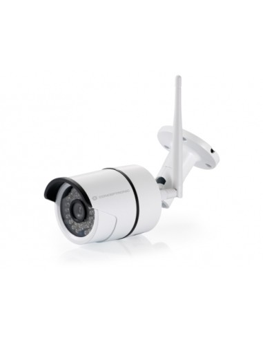 Camara Ip Conceptronic Jareth01w 1080p Qr Led Exterior / Interior Wifi Cloud Compatible Con Alexa