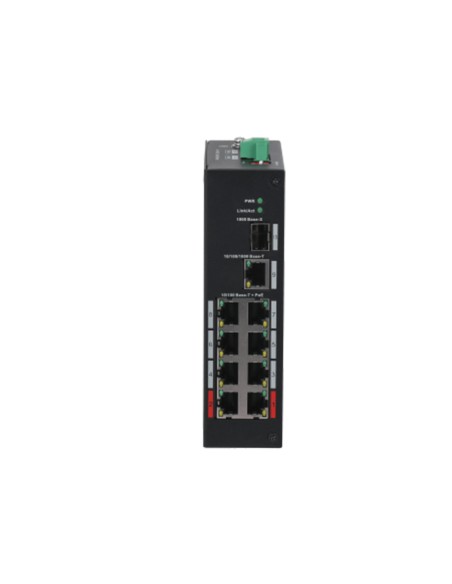 Dahua Switch 10 Puertos / 8 Puertos Poe Larga Distancia 250m Watchdog 2.0