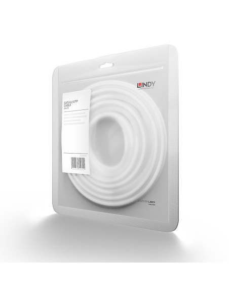 Lindy Rj-45/rj-45 Cat.6 2m Cable De Red Cat6 U/utp (utp) Blanco