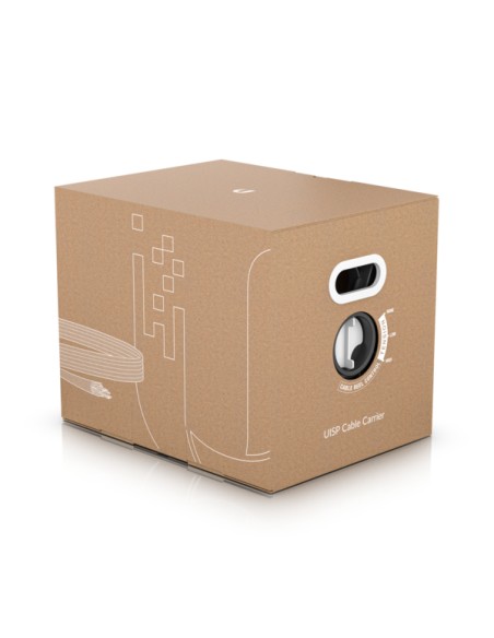 Bobina Cable Ubiquiti Uisp-cable-carrier 305 Metros Cat5e 1gb 24awg