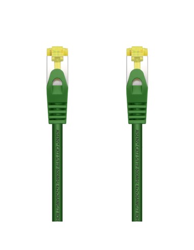 Aisens Cable De Red Rj45 Lszh Cat.7 600 Mhz S/ftp Pimf Awg26 - 1m - Verde