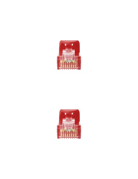 Nanocable Cable Red Lszh Cat.6a Utp Awg24 25cm - Rojo