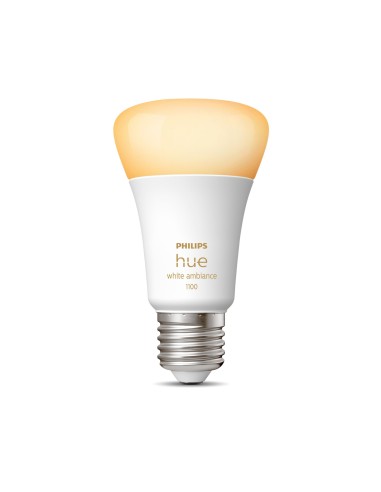Bombilla Led Inteligente Philips Hue White Ambiance A60 Casquillo E27 8w 1100 Lúmenes 2200k-6500k Precisa Philips Hue Bridge...
