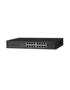 Switch Dahua 16 Puertos 10/100/100mbps 294x178x44 Mm 6kv...