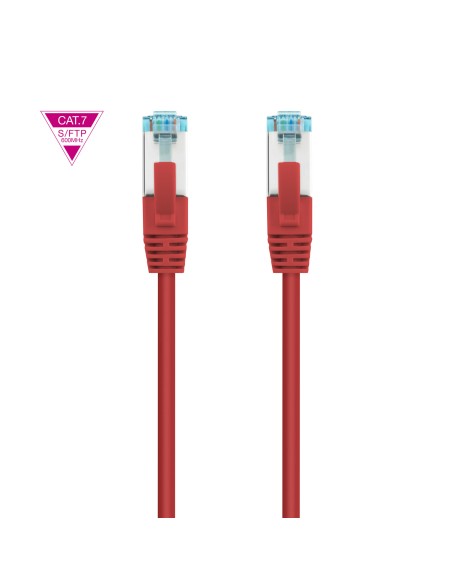 Nanocable Cable Red Cat.7 Lszh Sftp Pimf Awg26 50cm - Rojo