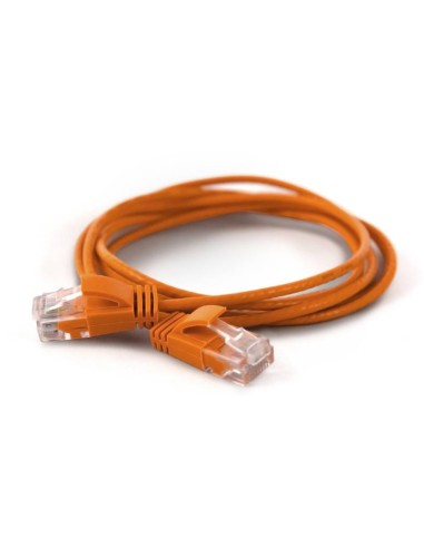 Wantecwire Utp, Cable Extra Fino Cat6a, D   2,8 Mm, Naranja, Longitud 3,00 M