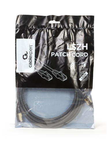 Gembird Cable De Red S/ftp Cat. 8 Lszh Negro...