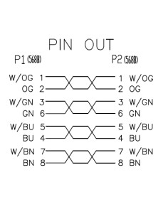 Cable Utp Rj45 Cat.6 2mts Amarillo (c8060-2am) 2