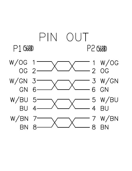 Cable Utp Rj45 Cat.6 2mts Amarillo (c8060-2am)