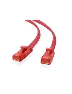 Helos Ultra Slim Cable De Red S/ftp Cat 6a Rojo 5,0m