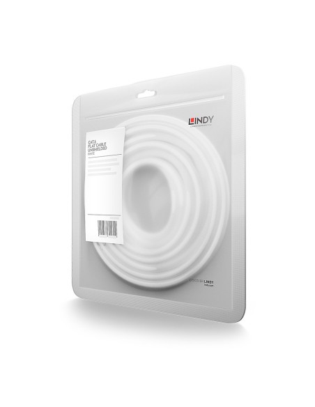Lindy Cable De Red Cat6 Flachband Ungeschirmt Blanco 0.30m