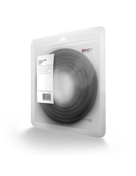 Lindy 48077 Cable De Red Negro 1 M Cat6 U/utp (utp)