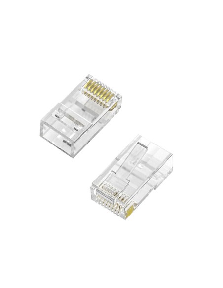 Aisens Pack De 100 Conectores Rj45 8 Hilos Cat.6 Awg24