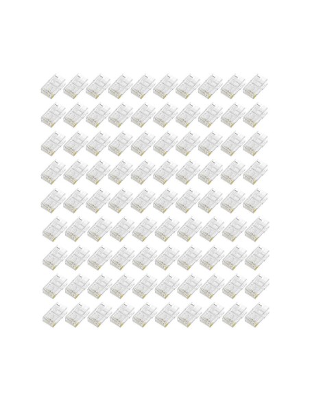 Aisens Pack De 100 Conectores Rj45 8 Hilos Cat.6 Awg24