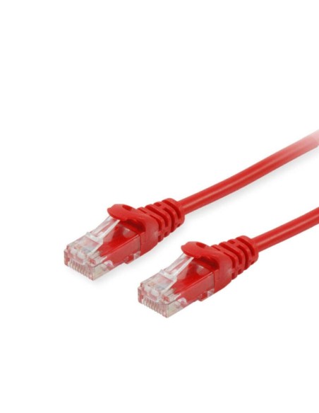 Equip Cable De Red Cat6a U Utp 2xrj45 5.00m Rojo Lszh