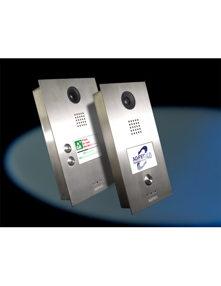 Agfeo Ip-video Tfe 2 Sistema De Intercomunicación De Video 8,89 Cm (3.5") Acero Inoxidable