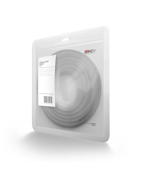 Lindy 1m Cat.5e U/utp Cable, Grey