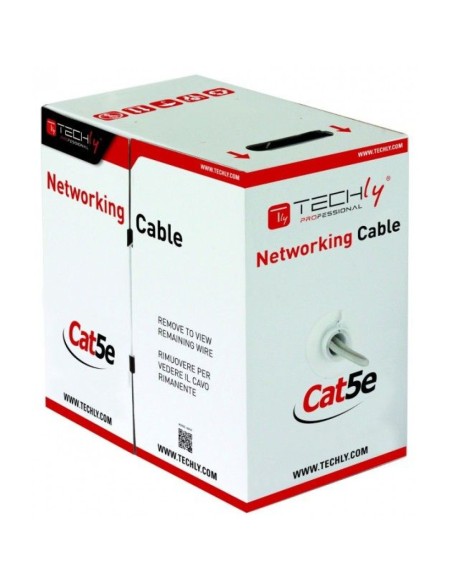Techly Cable De Red F/utp Cat5e Twisted 305m Cca Exterior
