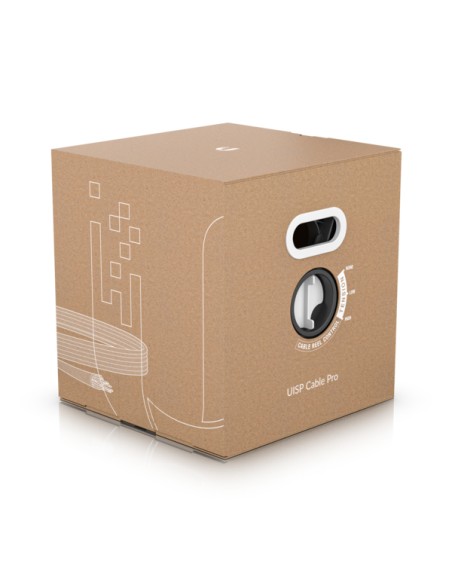 Bobina Cable Ubiquiti Uisp-cable-pro 305 Metros Cat5e 1gb 24awg