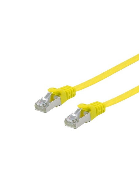 Equip Cable De Red Cat6a U Ftp 2xrj45 2,00m Amarillo Plano Lszh