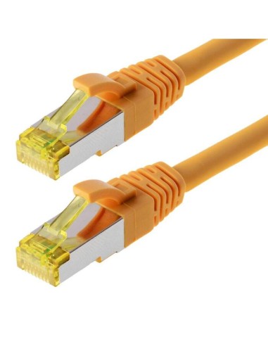 Helos Cable De Red S/ftp Cat 6a Amarillo 10,0m