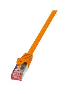 Logilink Cable De Red Cat6 S/ftp Awg27 Pimf Naranja 0,50m